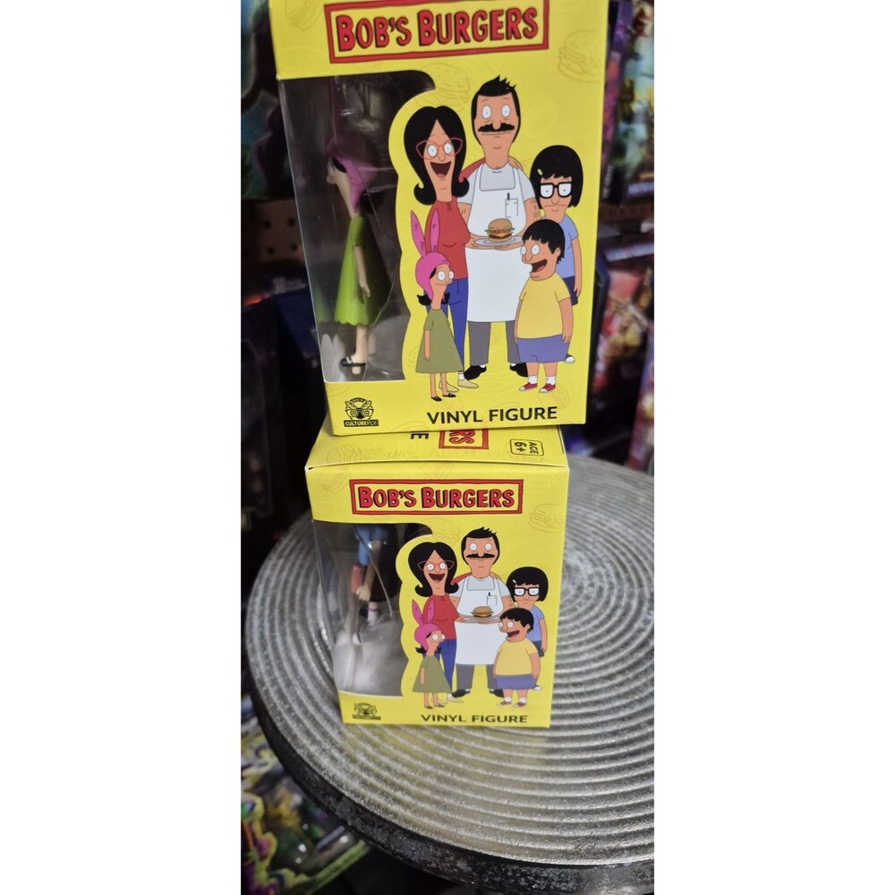 Bob's Burgers CultureFly Vinyl Figure Full Set (Bob Linda Louise Gene Tina) - Picture 10 of 14